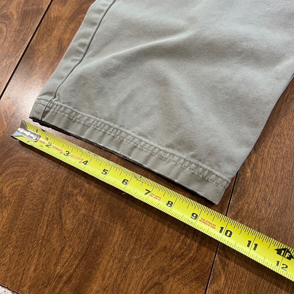 REI Co-op Mens 36x32 Organic Cotton Canvas Work Pants Khaki Straight Leg Hiking - Picture 5 of 11